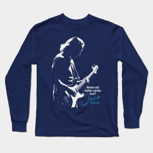 Jaco Pastorius silhouette Long Sleeve T-Shirt